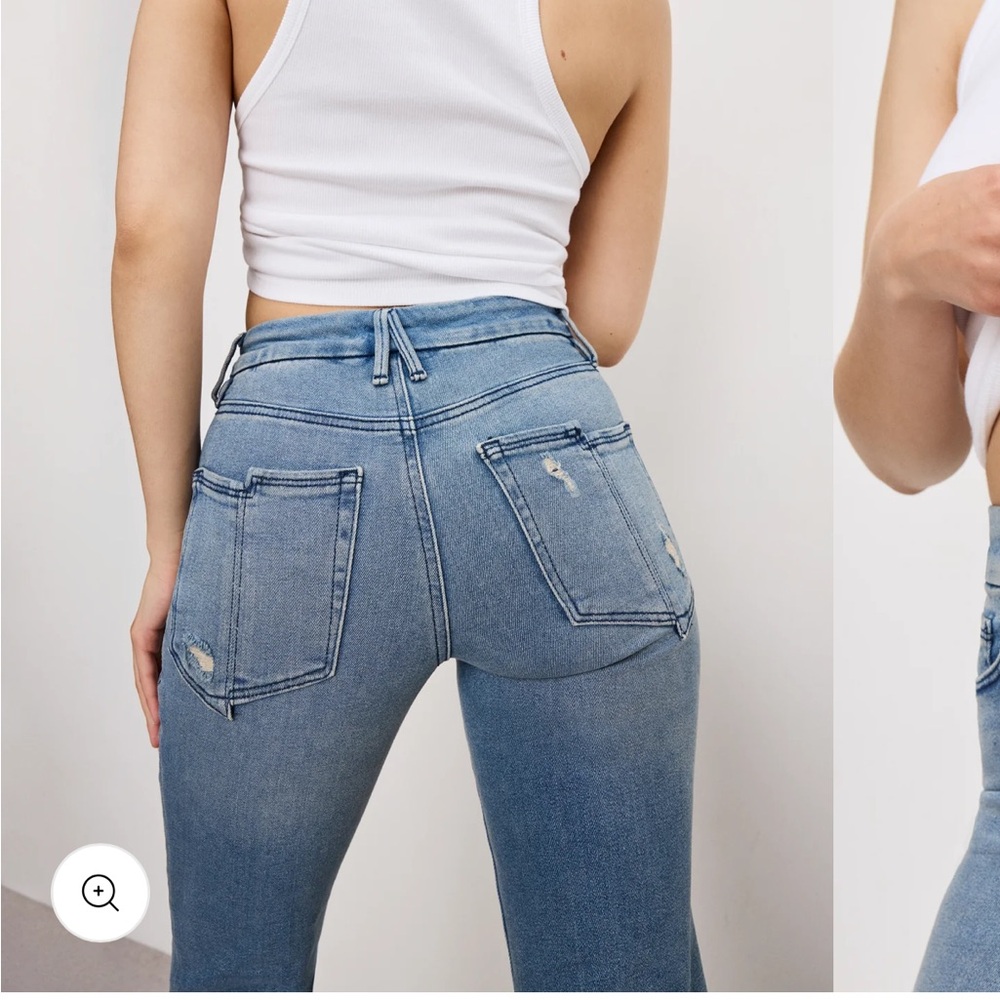 Good American Light Blue Skinny Jeans